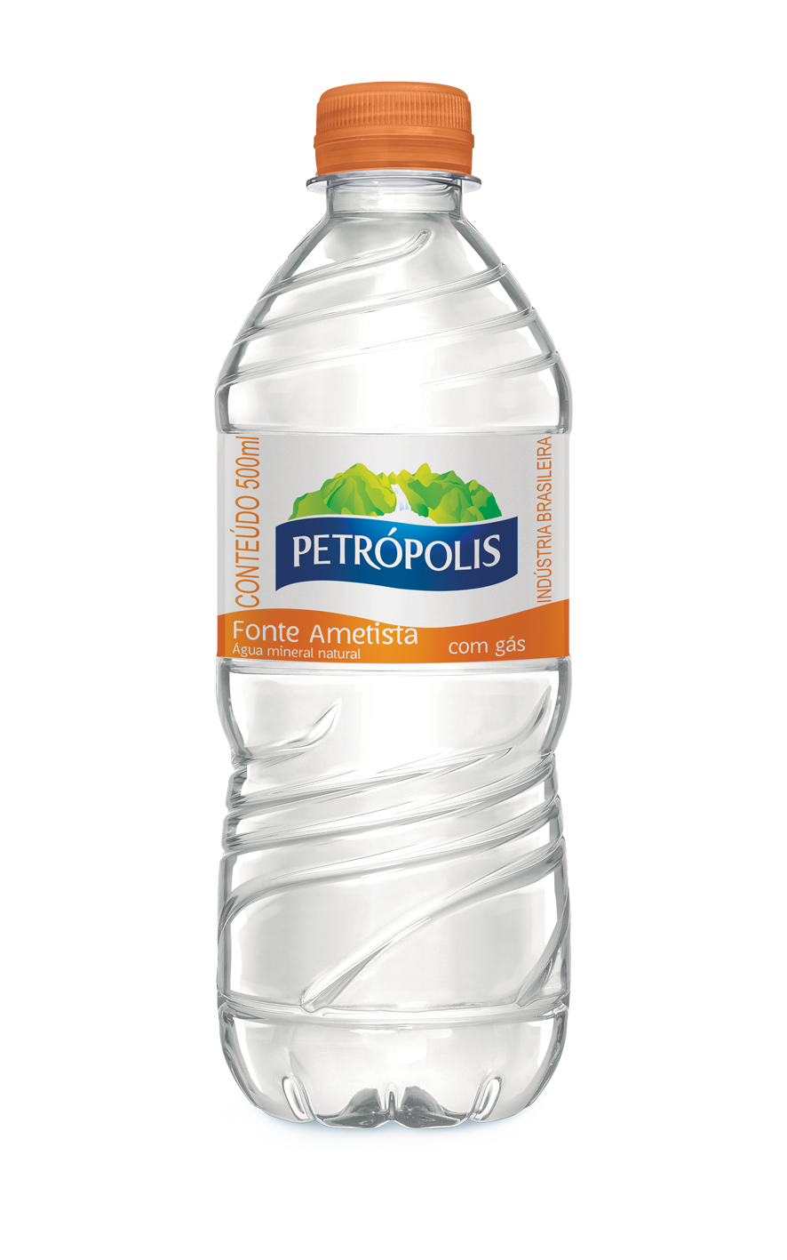 Água Mineral Petrópolis Com Gás – 500ml